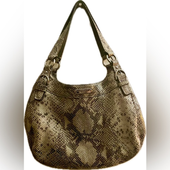 Coach snakeskin shoulder bag - Picture 12 of 12
